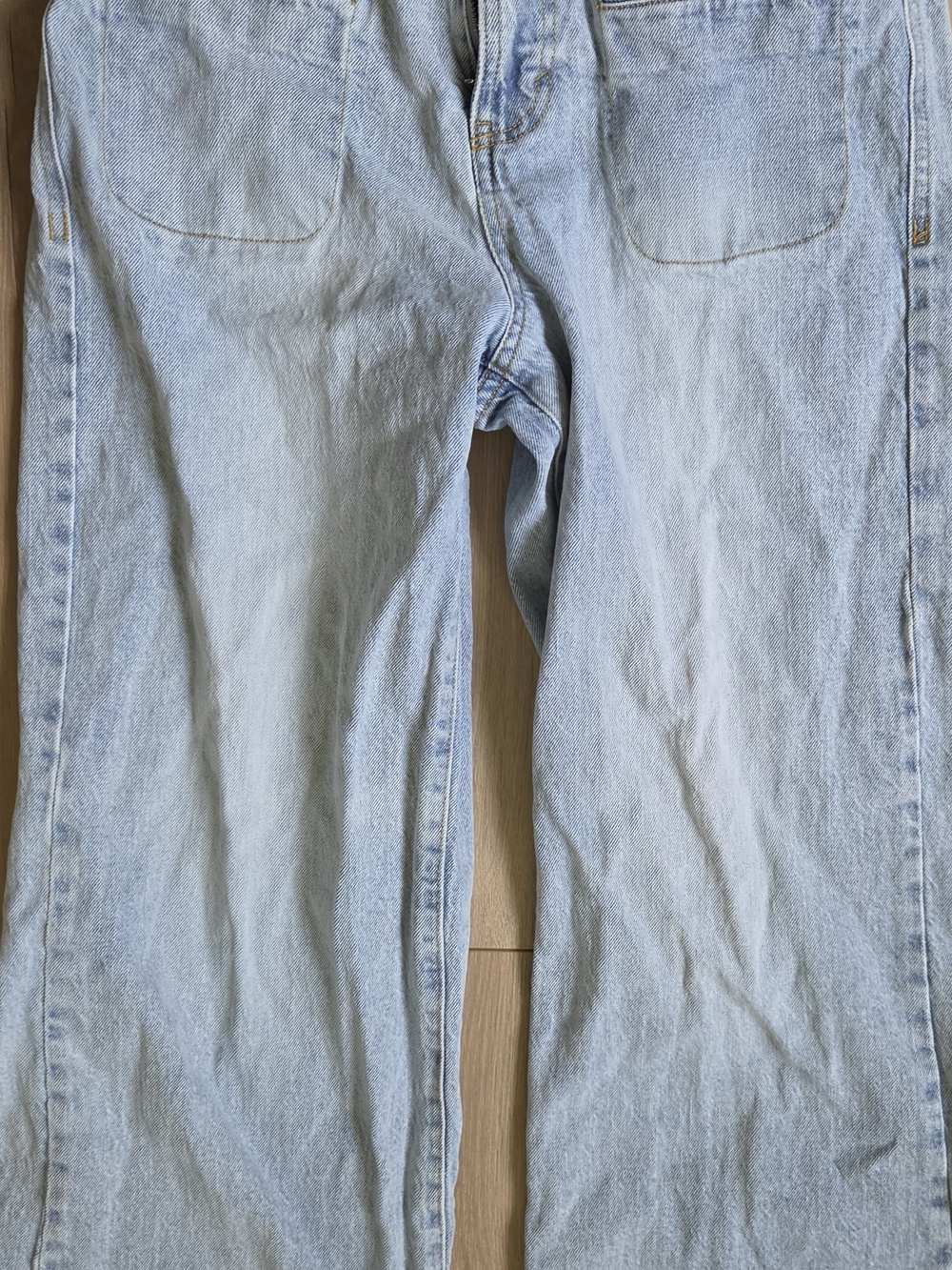 Habitual Gemma Double Waistband Wide Leg Jeans Blue Size 4